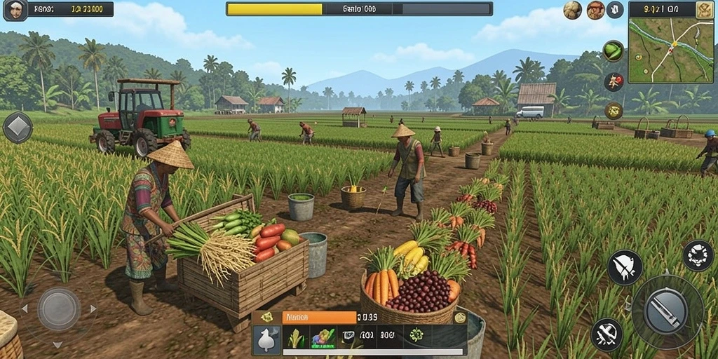 Tampilan utama dengan menu navigasi yang intuitif.