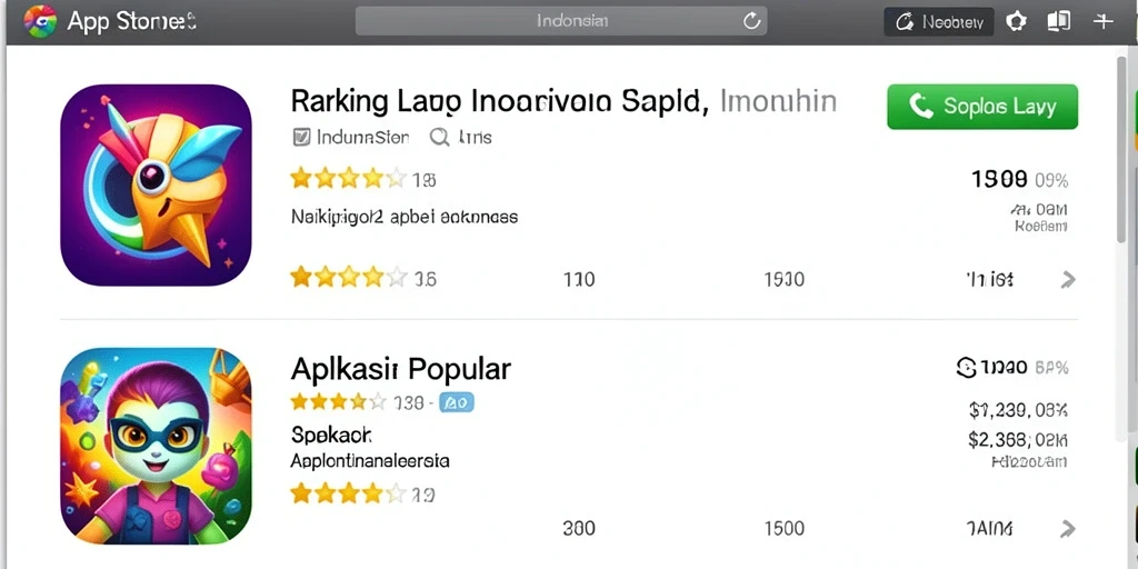 Tampilan awal yang menarik dan futuristik.