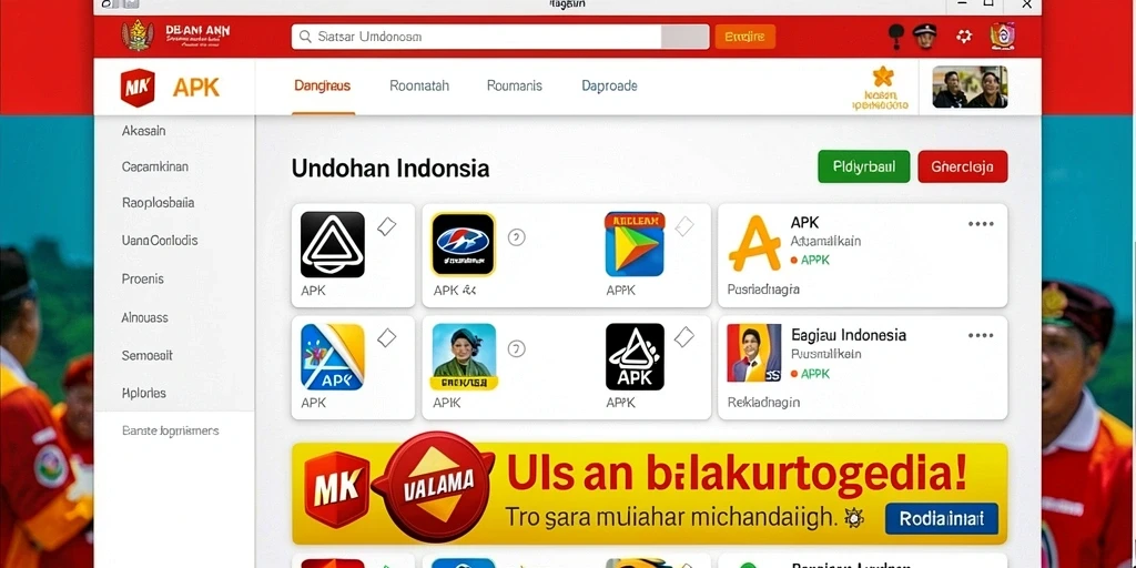 Tampilan menu utama yang menarik dan mudah dinavigasi.