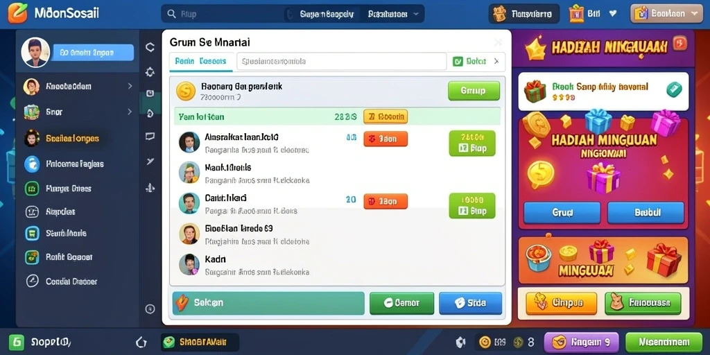Screenshot menampilkan aksi seru dalam permainan.