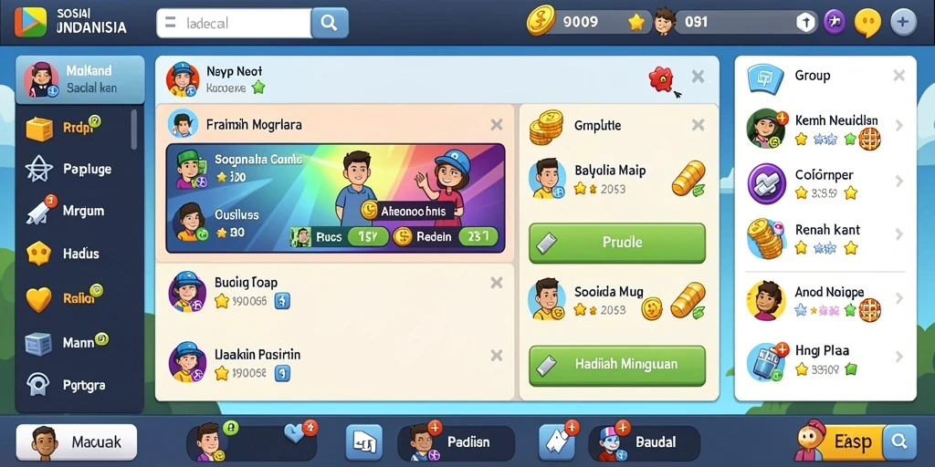 Tampilan antarmuka yang user-friendly.